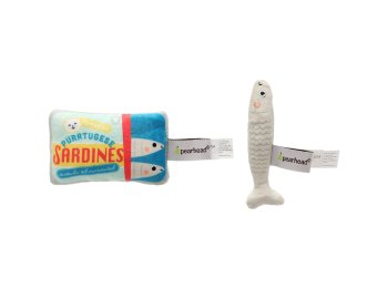Sardines Cat Toys, Set of 2