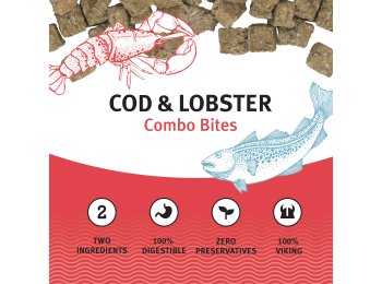 Icelandic+ Cod & Lobster Combo Bites Fish Dog Treat 3.0-oz