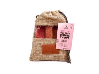 Strawberry Yak Milk Chews - Large Sized 5 Pounds