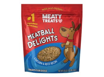 Meaty Treats Meatball Delights Chicken/Rice 20oz.