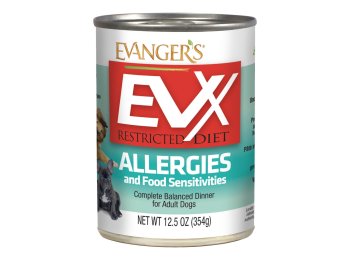 Evanger's EVx Restricted Diet Allergies and Food Sensitivities Wet Dog Food 12.5oz. (Case of 12)