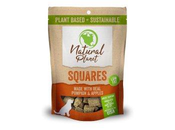 Natural Planet Dog Treat Pumpkin Squares 5oz.