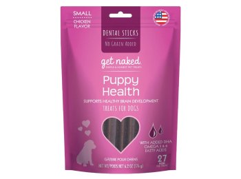 Get Naked Puppy Health Grain-Free Dental Stick Dog Treats Chicken 1ea/6.2 oz, SM
