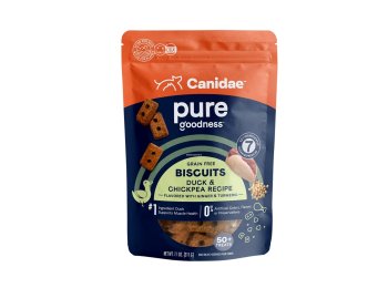 Pure Goodness Grain Free Dog Biscuits Duck/Chickpeas 11oz.