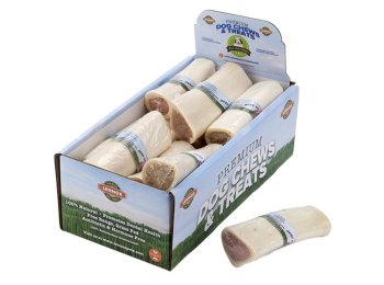 Lennox White Beef Bone Medium 3-4" Peanut Butter Display Box (Case of 25)