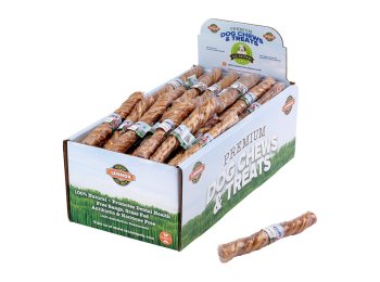 Lennox Beef Tripe Twisted Stick 6" Shrinkwrap Display Box (Case of 70)