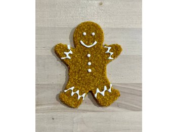 Large Gingerbread Man Peanut Butter Pumpkin Dog Treat