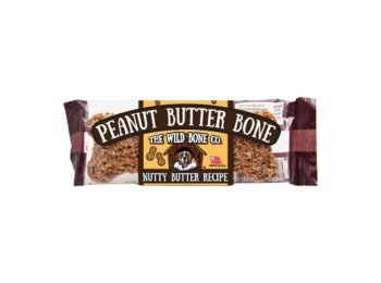 The Wild Bone Co. Jerky Style Dog Treats Display Peanut Butter 1oz.-24 Pc