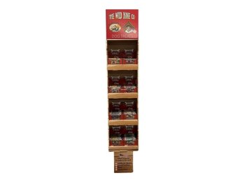 The Wild Bone Co. Jerky Style Dog Treats Display Assorted 192 Pc