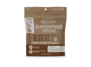 Dog Treat Naturals Dog Superfood Sticks Sweet Potato & Quinoa 10Oz
