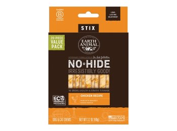 Earth ANIMAL DOG NO-HIDE STIX CHICKEN VALUE 20 PACK
