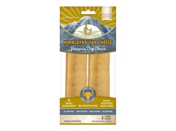 Fieldcrest Farms Himalayan Yak Cheese Dog Chew 1ea/LG, 2 pk