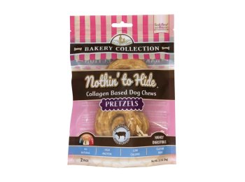 Fieldcrest Farms Nothin' To Hide Bakery Collection Dog Treat Pretzel, Beef, 1ea/3 in, 2 pk