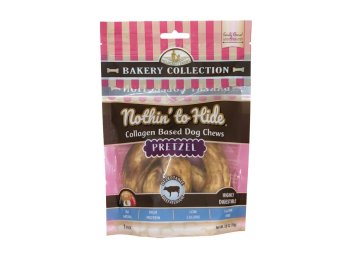 Fieldcrest Farms Nothin' To Hide Bakery Collection Dog Treat Pretzel, Beef, 1ea/4 in