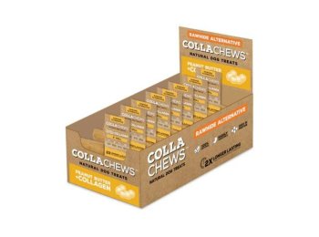 Collachews Collagen Roll PDQ Display Peanut Butter 6in. 30 Count