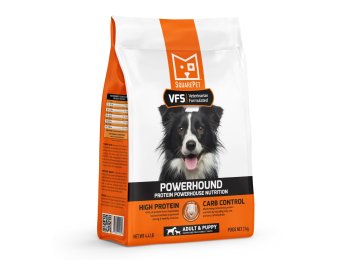 Square Pet VFS Powerhound Dog 4.4Lb Turkey Chicken
