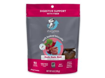 Shameless Soft Baked Dog Biscuits Duck/Beet 6oz.
