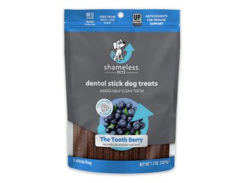 Shameless Dog Dental Sticks Blueberry/Mint