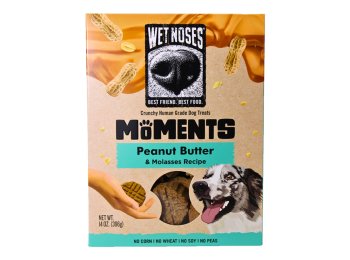 Wet Noses Dog Moments Peanut Butter Molasses 14oz.