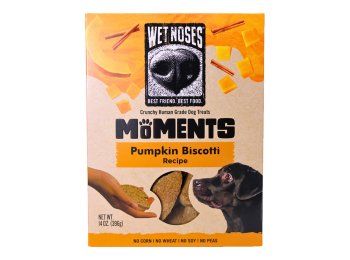 Wet Noses Dog Moments Pumpkin Biscotti 14oz.
