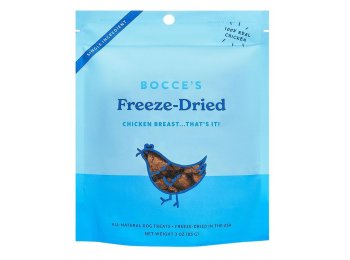 Bocce's Bakery Dog Freeze Dried Chicken Breast Treats 3oz.