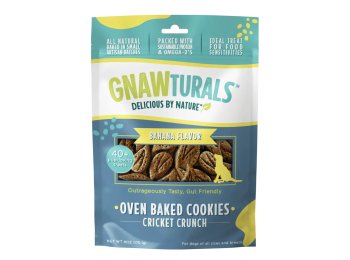 Gnawturals Oven Baked Cookies Cricket Crunch Peanut Butter 6oz. 40 Count