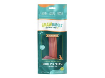 Gnawturals Hideless Chews Ribbed Bone Pumpkin XLarge