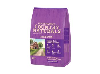 Grandma Mae's Country Naturals Small Breed Sensitive Stomach Dry Dog Food Chicken & Rice, 1ea/4 lb