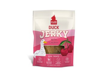 Plato Dog Jerky Duck With Cherry 16Oz