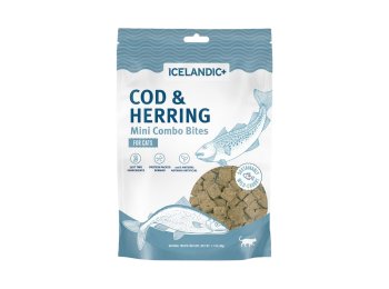 Icelandic Cat Mini COD & Herring Combo Bites 1.7oz.