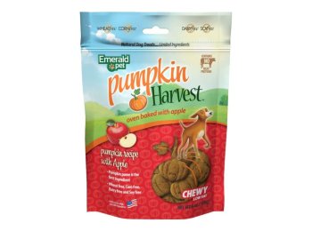 Emerald Pet Pumpkin Harvest Chewy Dog Treats Pumpkin/Apple