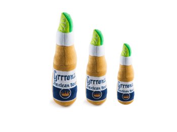 Grrrona Beer Bottle Toy Squeaker Dog Toy Large