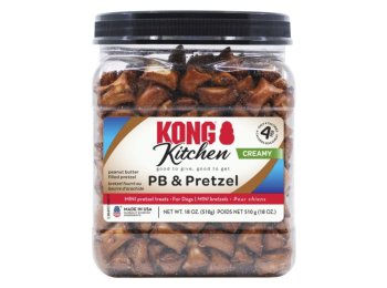 KONG Kitchen Creamy PB & Pretzel Dog Treats PB & Pretzel 1ea/18 oz