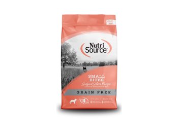 Nutrisource Dog Grain Free Small Bites Seafood Select Salmon 5Lb