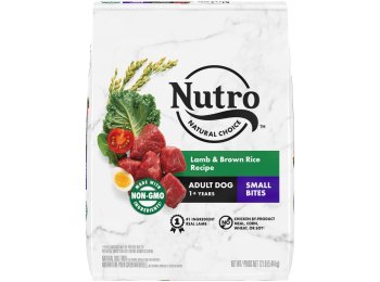 Nutro Products Natural Choice Small Bites Adult Dry Dog Food Lamb & Brown Rice 1ea/12 lb
