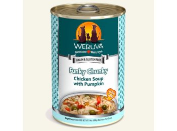 Weruva Dog Funky Chunky Chicken Soup With Pumpkin 14oz. (Case of 12)