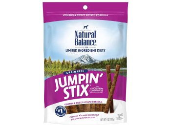 Natural Balance Pet Foods Rewards Jumpin' Stix Soft & Meaty Dog Treats Standard Venison 1ea/4 oz