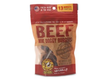 Happy Howie Dog Beef Burger Bakers Dozen 2 Inch 4Oz
