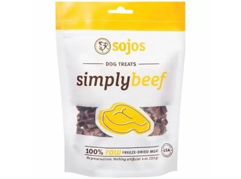 Sojos Dog Simply Beef Treat 4oz.