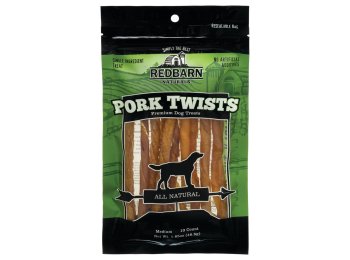 Redbarn Pet Products Pork Skin Twist Dog Treat 1ea/10 ct
