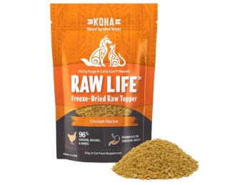 Koha Dog Cat Grain Free Raw Freeze Dried Topper Chicken 8oz.