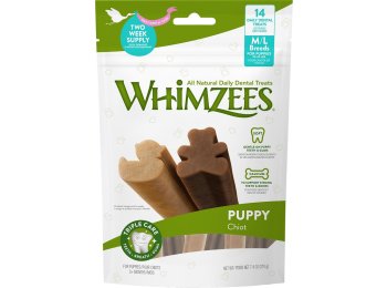 Whimzee Puppy Chews Medium-Large 7.4Oz