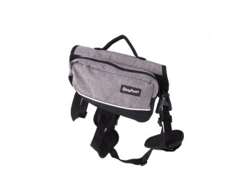 ZippyPaws Backpack For Dog Graphite 1ea/SM