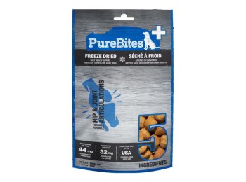 Purebites+ Freeze Dried Dog Hip & Joint Chicken 3oz.