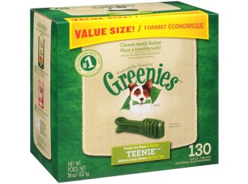 Greenies Dog Dental Treats Teenie Original 36 oz, 130 ct (EXPIRES 02/2025)
