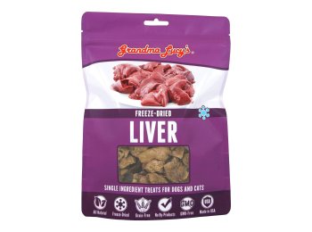 Grandma Lucys Dog Freeze Dried Liver Treat 3 oz..