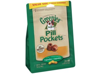 Greenies Pill Pockets for Capsules Chicken 1ea/60 ct, 15.8 oz