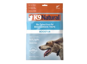 K9 Natural Dog Freeze-Dried Booster Beef Green Tripe 8.8oz.