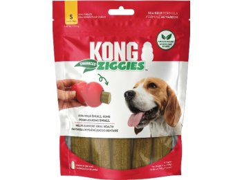 KONG Ziggies Enhanced Plant-Based Dog Treats 1ea/SM, 7 oz