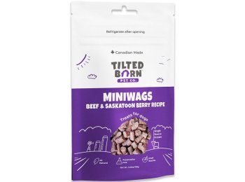 Tilted Barn Dog MiniWags 3.53oz. Beef & Saskatoon Berry